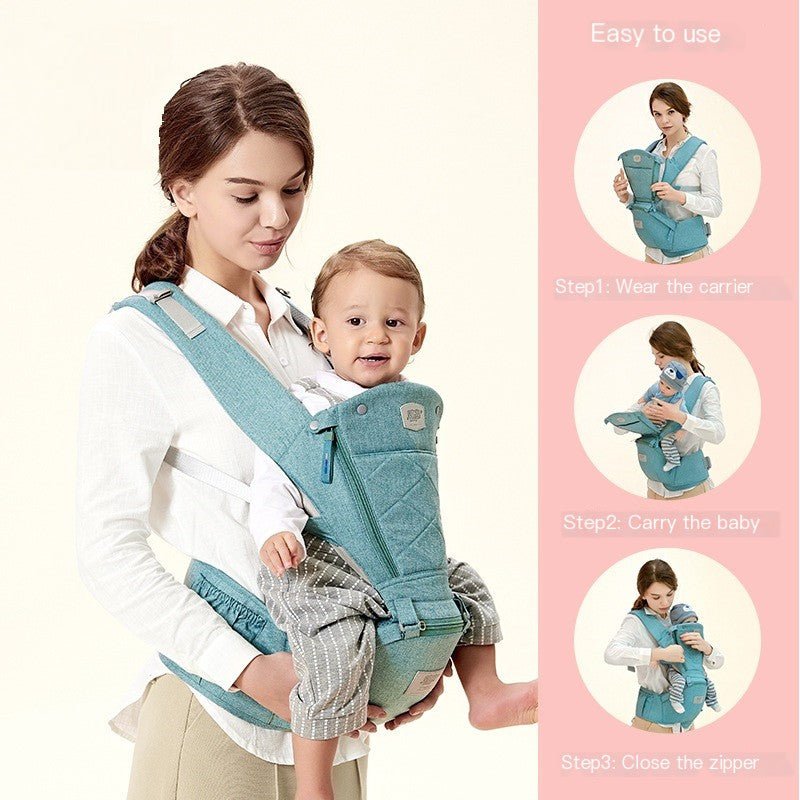Baby Carrier with Hip Seat for Front Carry