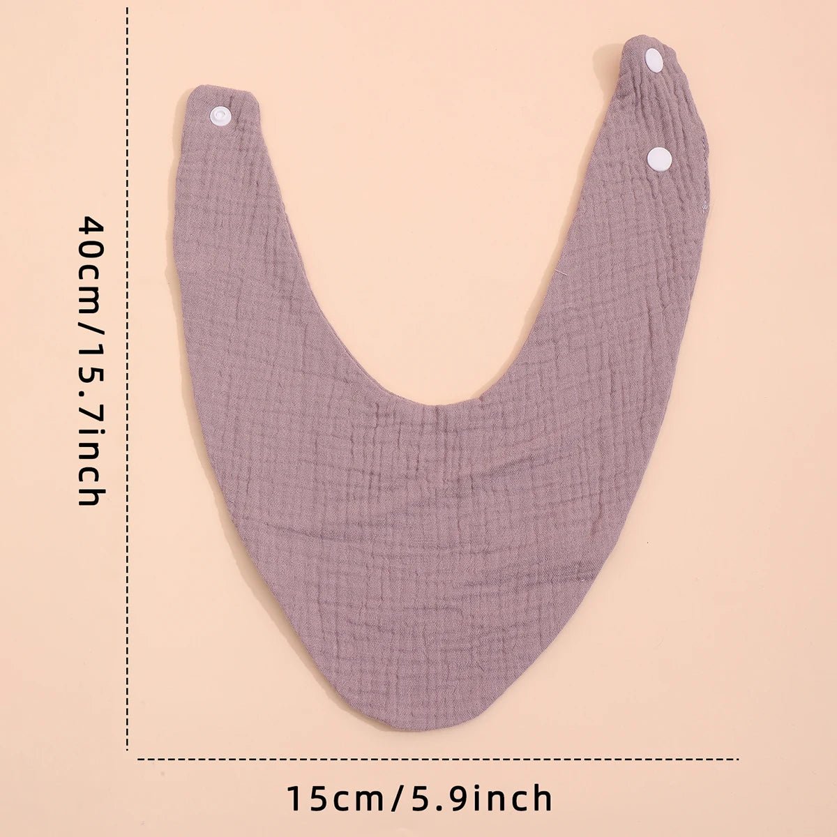3pcs Baby Feeding Drool Bibs Saliva Towel Triangle Solid Color Scarf Bandana Soft Cotton Bib Adjustable Snap Button Burp Cloth - Shoptonyg.com