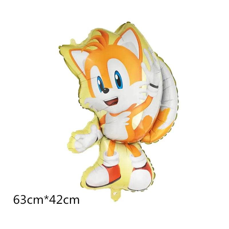 Sonic the Hedgehog Glitter Balloon – Birthday Party Decoration