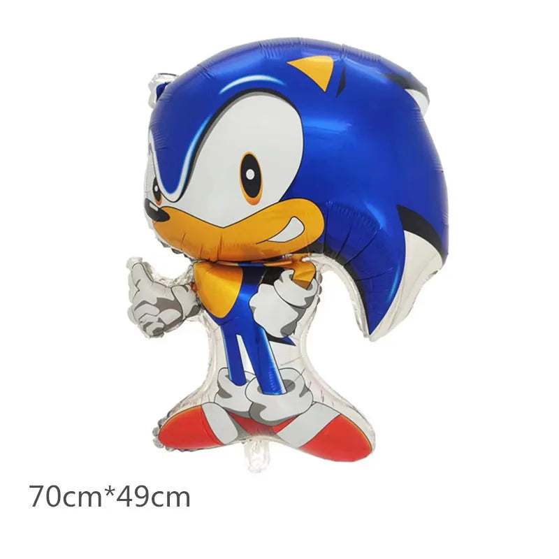 Sonic the Hedgehog Glitter Balloon – Birthday Party Decoration