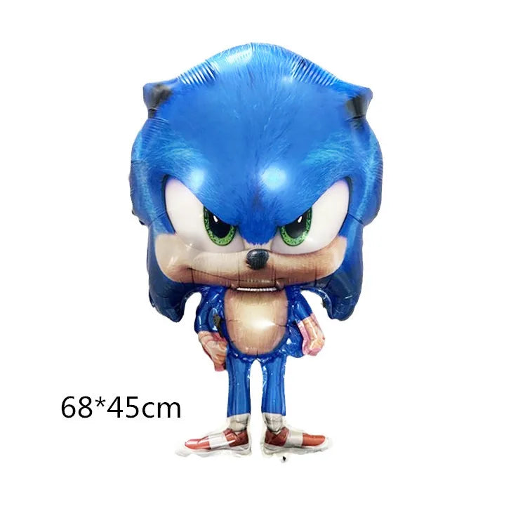 Sonic the Hedgehog Glitter Balloon – Birthday Party Decoration