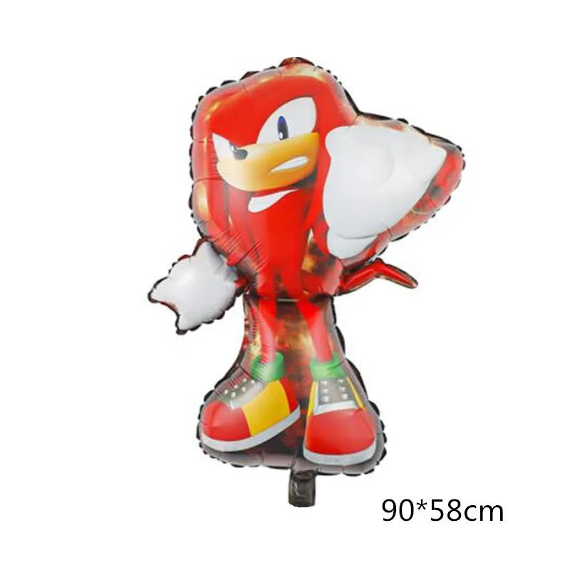 Sonic the Hedgehog Glitter Balloon – Birthday Party Decoration