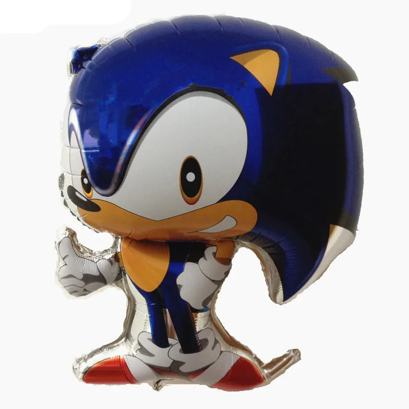 Sonic the Hedgehog Glitter Balloon – Birthday Party Decoration