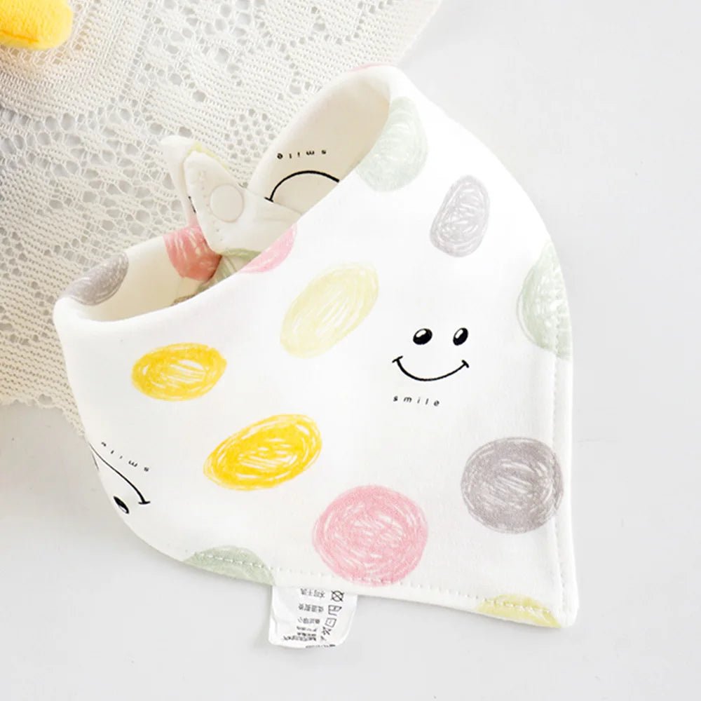 Baby Bibs Cotton Cute Animal Print Saliva Towel Bandana Bibs Newborn Teething Drooling Bib Unisex Feeding Apron For Boy Girl - Shoptonyg.com