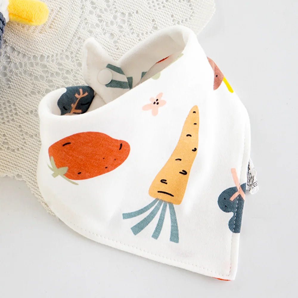 Baby Bibs Cotton Cute Animal Print Saliva Towel Bandana Bibs Newborn Teething Drooling Bib Unisex Feeding Apron For Boy Girl - Shoptonyg.com