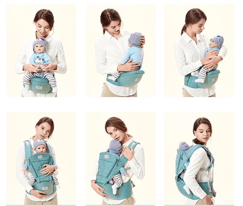 Baby Carrier with Hip Seat for Front Carry