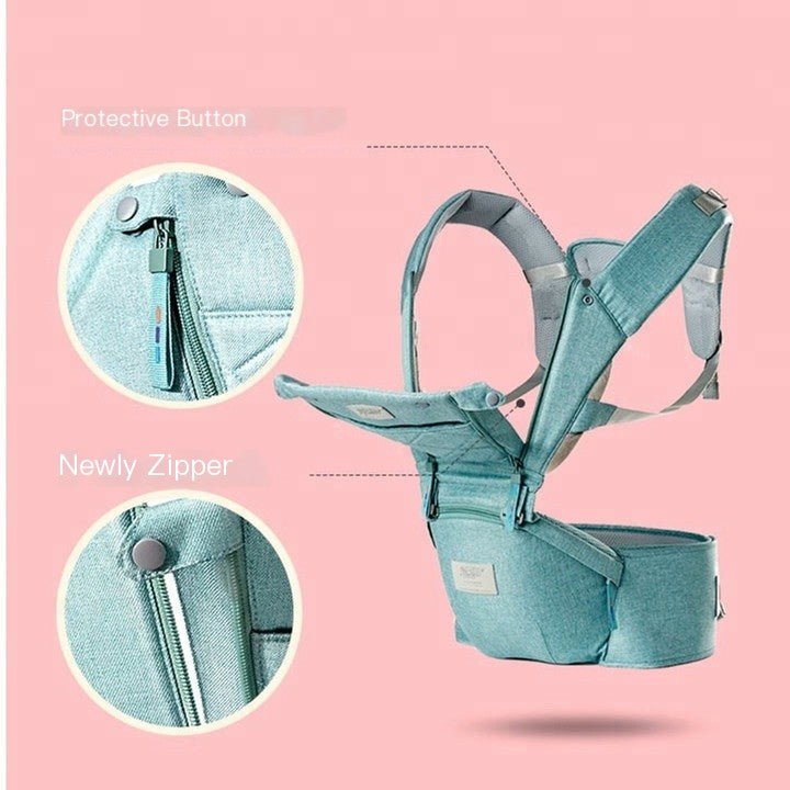 Baby Carrier with Hip Seat for Front Carry