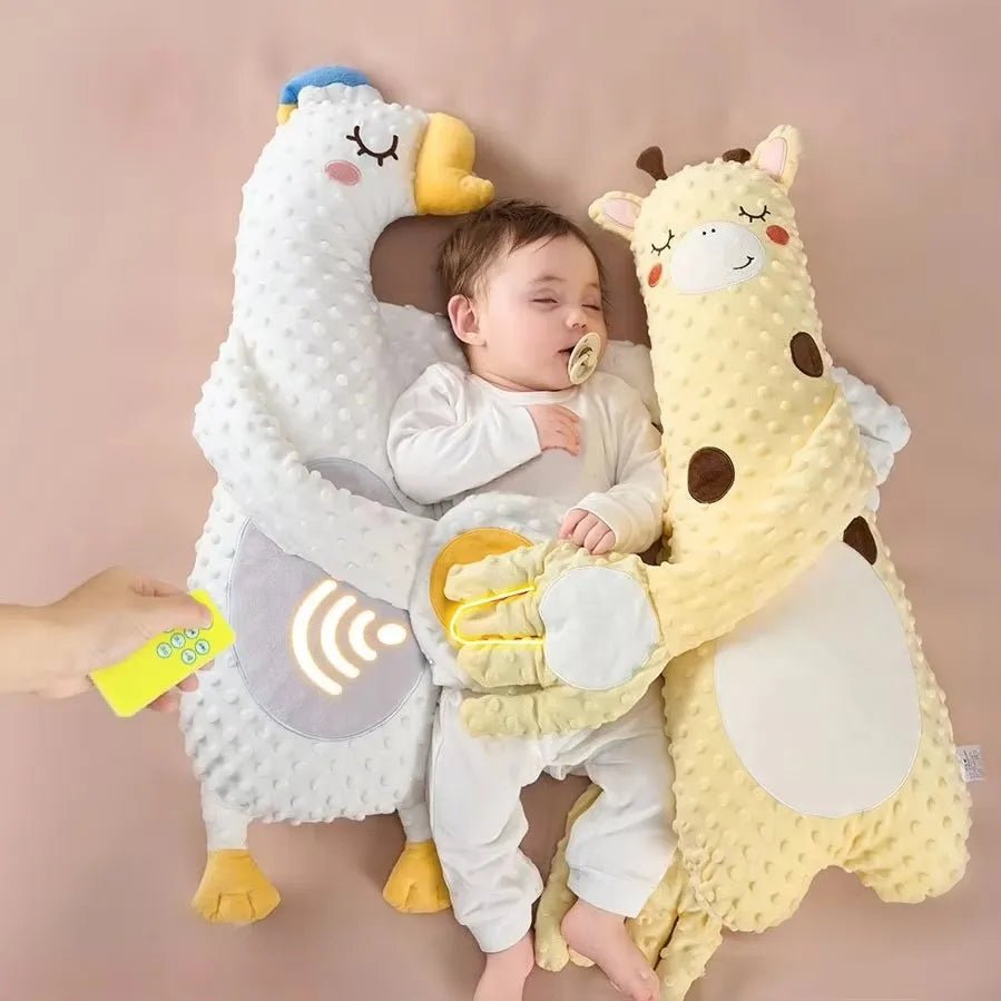 Baby Sleeping Pillow for Newborn Patting Doll with Soothing Palm Remote Control Electric Baby Hand Pillow Soothing Palm Patting - Shoptonyg.com