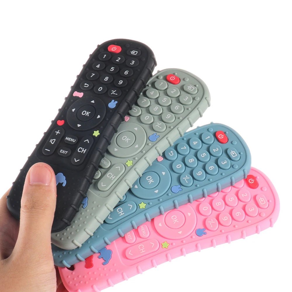 BPA-Free Silicone TV Remote Teether Toy for Babies - Shoptonyg.com