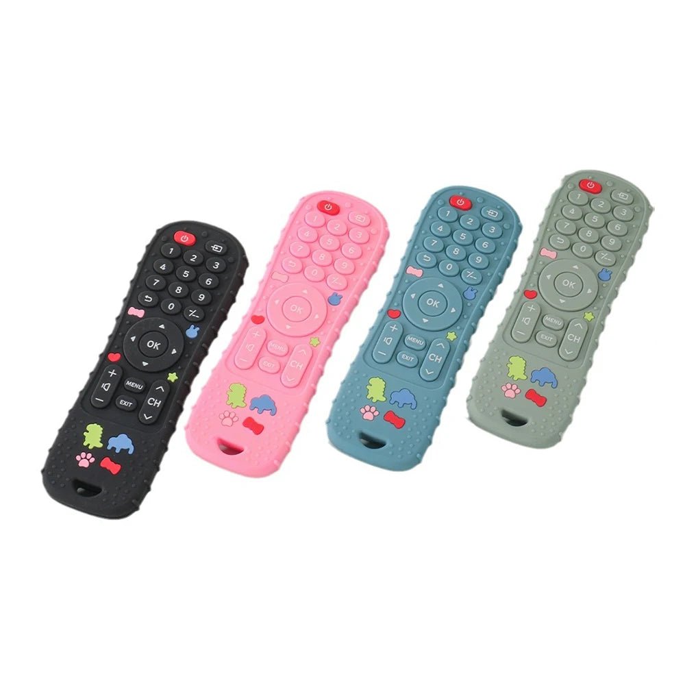 BPA-Free Silicone TV Remote Teether Toy for Babies - Shoptonyg.com