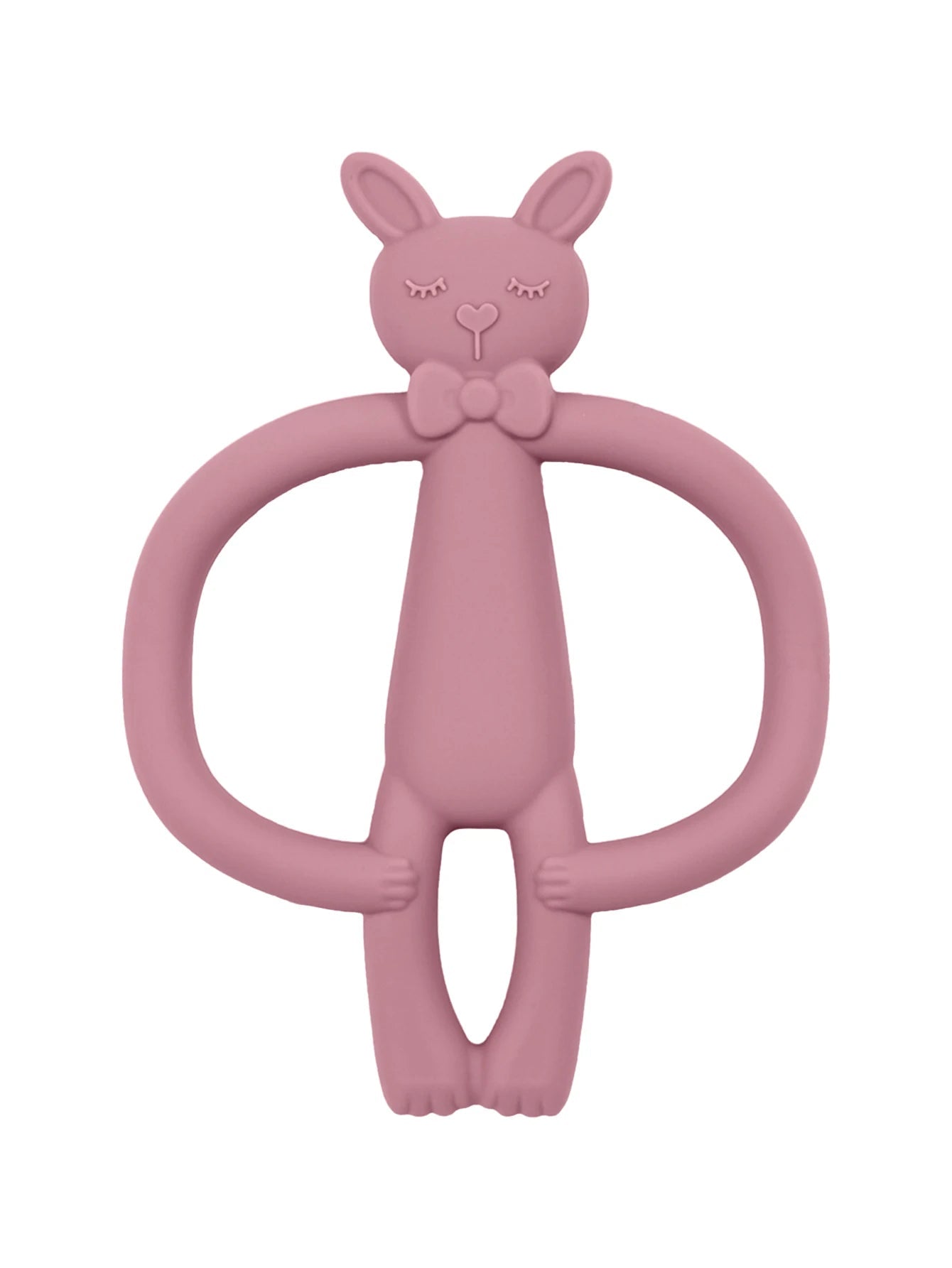 Cartoon Rabbit Silicone Teether — Newborn Nursing Chew Toy - Shoptonyg.com