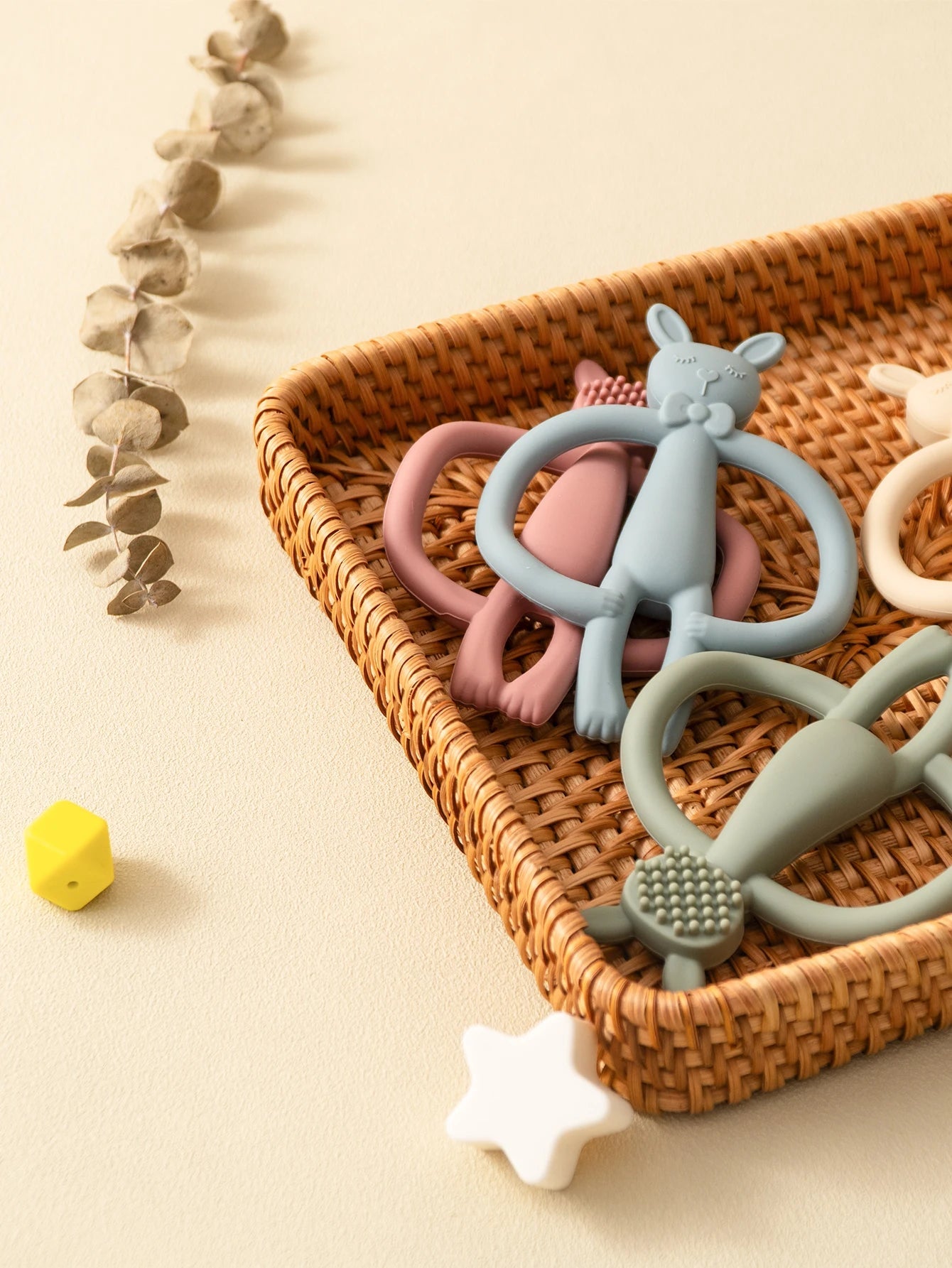 Cartoon Rabbit Silicone Teether — Newborn Nursing Chew Toy - Shoptonyg.com