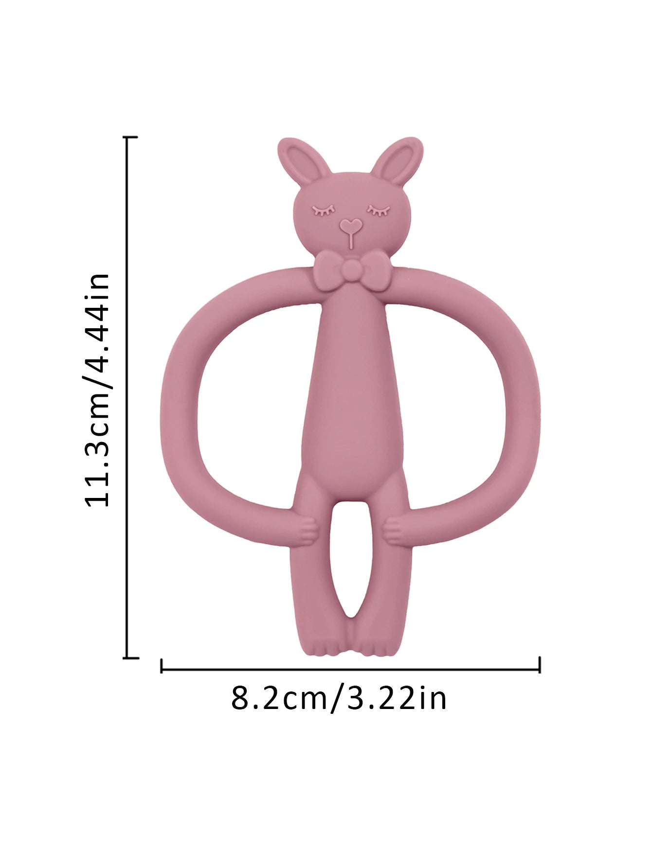 Cartoon Rabbit Silicone Teether — Newborn Nursing Chew Toy - Shoptonyg.com