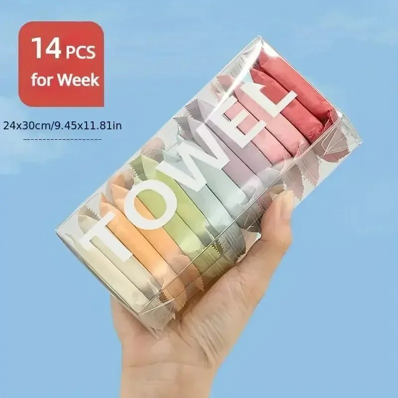 Disposable Travel Washcloths – Portable & Hygienic, 14 Pack