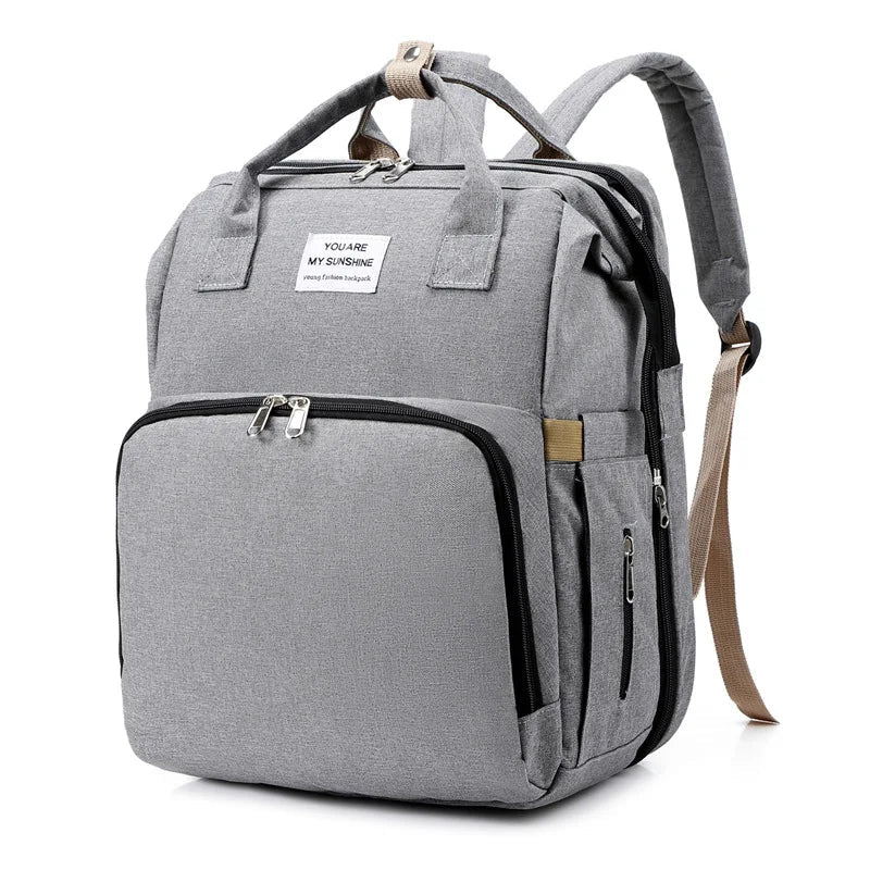 Mommy Bag Large Capacity Diaper Backpack with Bottle Carrier - Shoptonyg.com