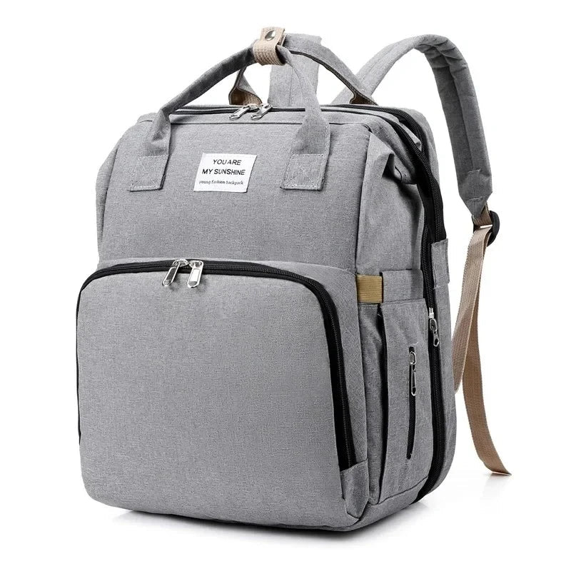 Mommy Bag Large Capacity Diaper Backpack with Bottle Carrier - Shoptonyg.com