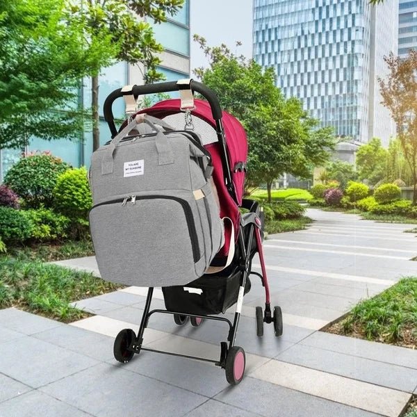 Mommy Bag Large Capacity Diaper Backpack with Bottle Carrier - Shoptonyg.com