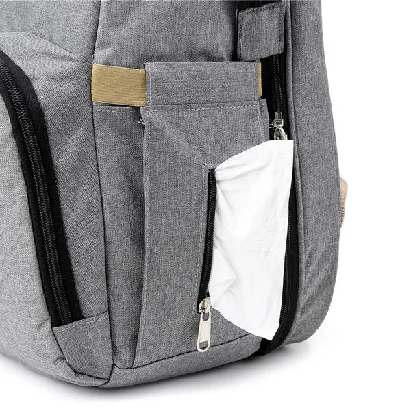 Mommy Bag Large Capacity Diaper Backpack with Bottle Carrier - Shoptonyg.com