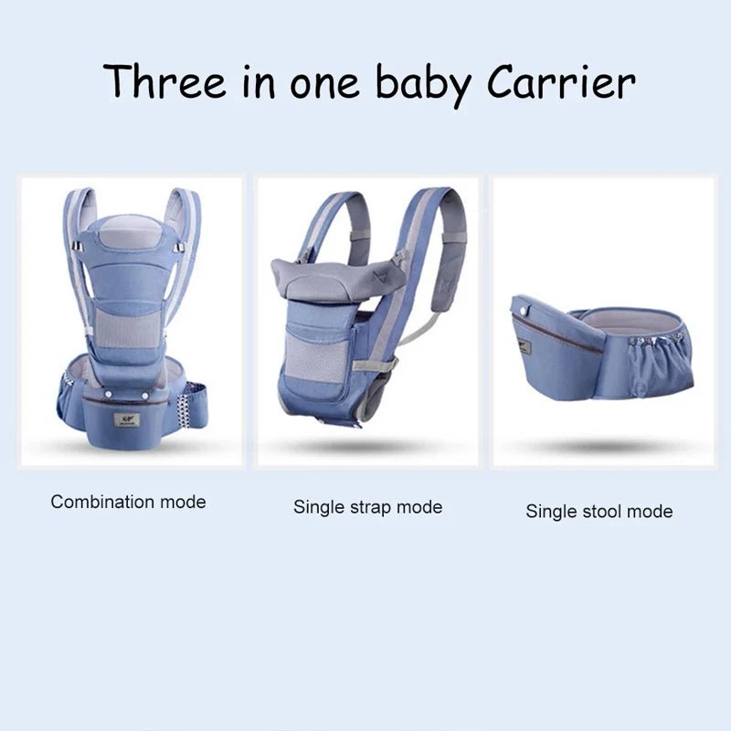 Newborn Ergonomic Baby Carrier with Hip Seat & Wrap Sling - Shoptonyg.com