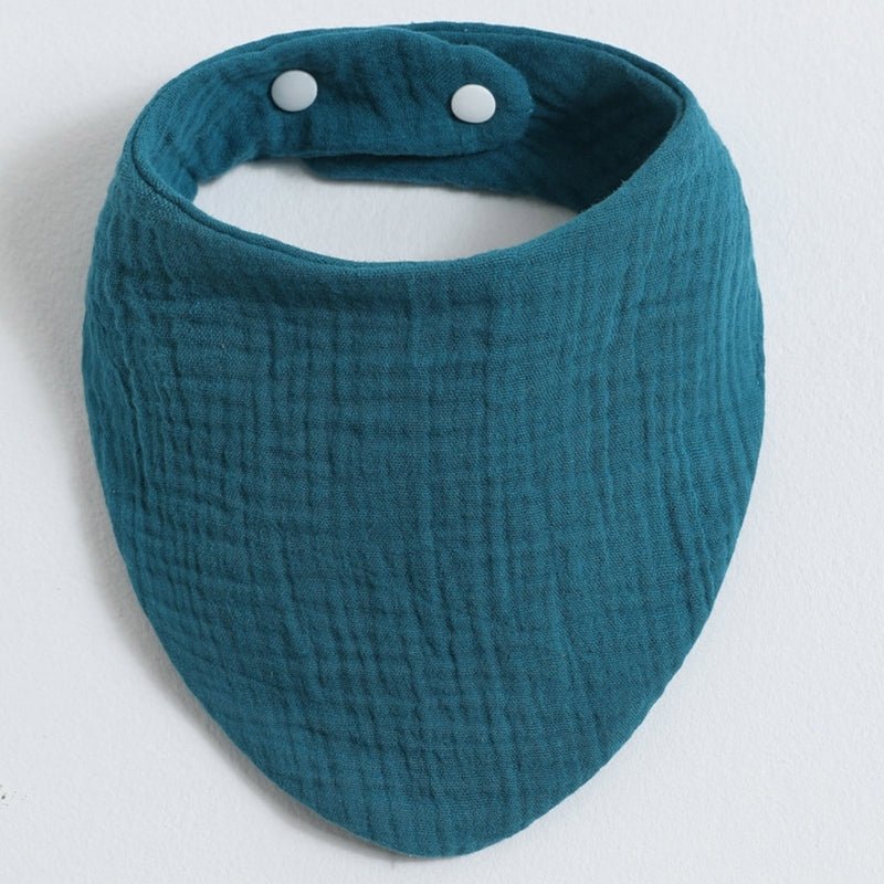 Soft Muslin Baby Bibs & Face Towels – 3 or 5 Pack