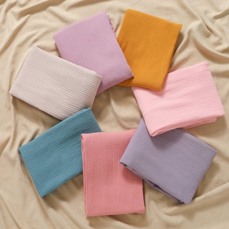 Soft Muslin Baby Bibs & Face Towels – 3 or 5 Pack