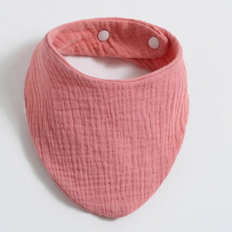 Soft Muslin Baby Bibs & Face Towels – 3 or 5 Pack