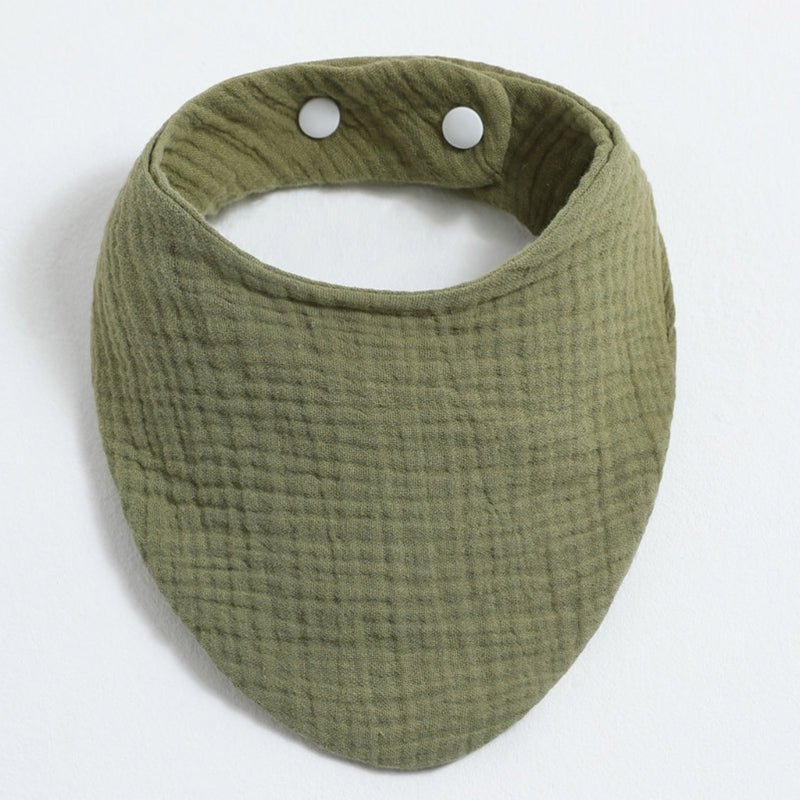 Soft Muslin Baby Bibs & Face Towels – 3 or 5 Pack