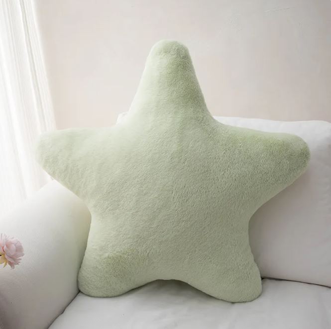 Star Pattern Plush Pillow