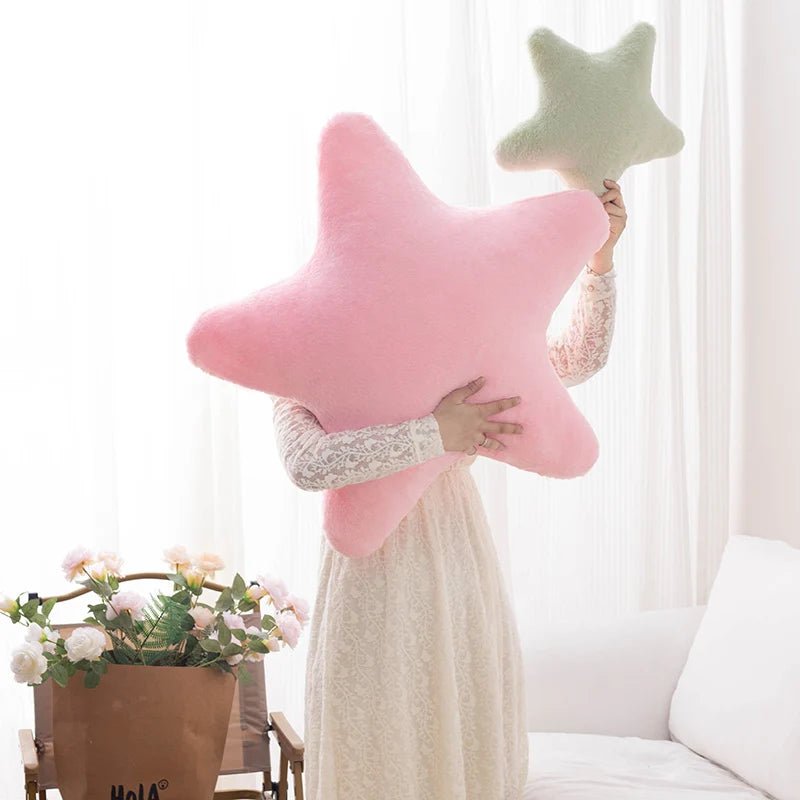 Star Shaped Pillow Decorative Star Pillow for Bed Soft Plush Throw Pillow Cute Pillow Plush Cushion for Kid Bedroom Living Room - Shoptonyg.com