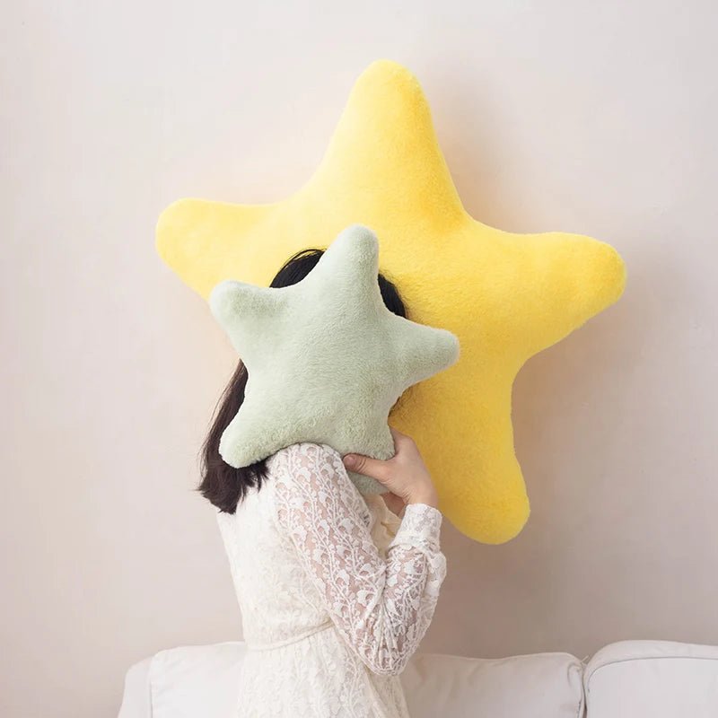 Star Shaped Pillow Decorative Star Pillow for Bed Soft Plush Throw Pillow Cute Pillow Plush Cushion for Kid Bedroom Living Room - Shoptonyg.com