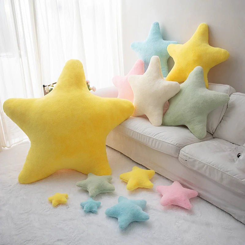 Star Shaped Pillow Decorative Star Pillow for Bed Soft Plush Throw Pillow Cute Pillow Plush Cushion for Kid Bedroom Living Room - Shoptonyg.com