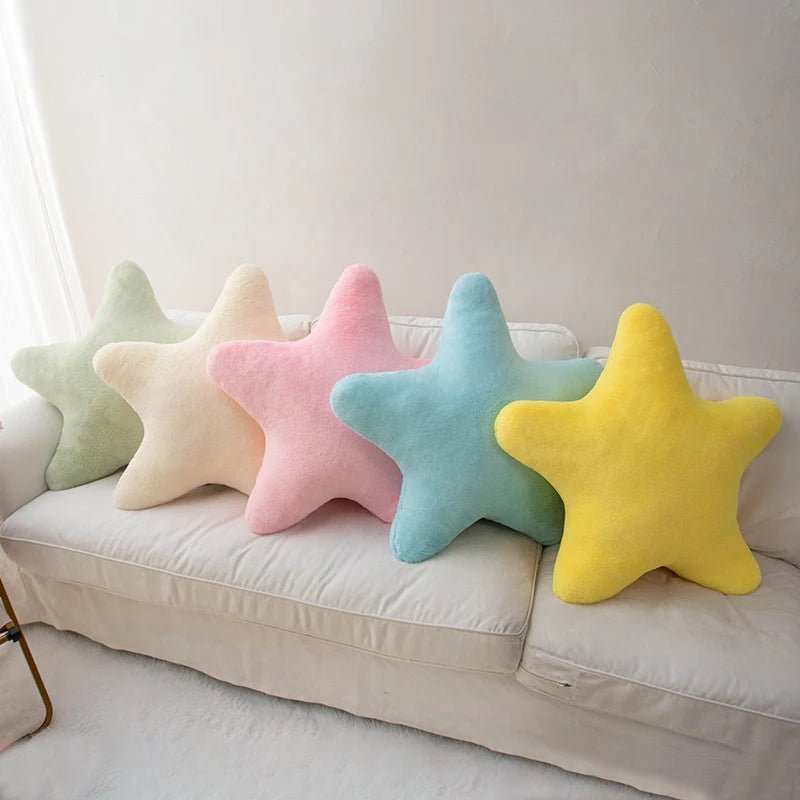 Star Shaped Pillow Decorative Star Pillow for Bed Soft Plush Throw Pillow Cute Pillow Plush Cushion for Kid Bedroom Living Room - Shoptonyg.com