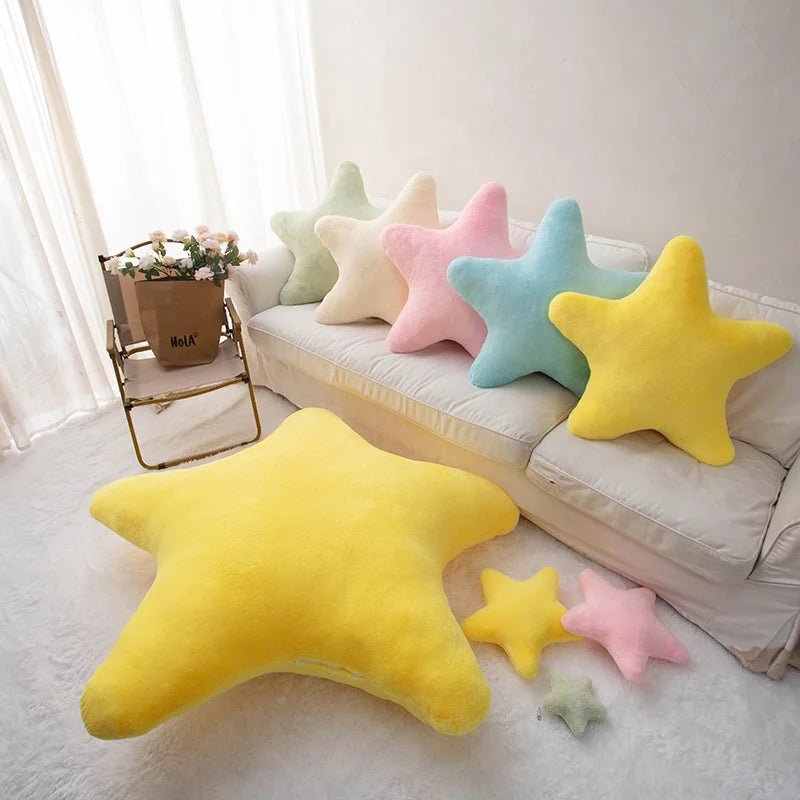 Star Shaped Pillow Decorative Star Pillow for Bed Soft Plush Throw Pillow Cute Pillow Plush Cushion for Kid Bedroom Living Room - Shoptonyg.com